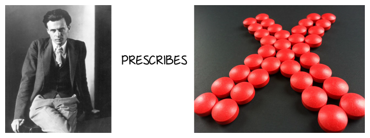 Aldous Huxley antidepressants