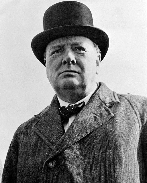 Portrait of Winston Churchill