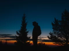 Monday Motivation #003 Person in the forest at night